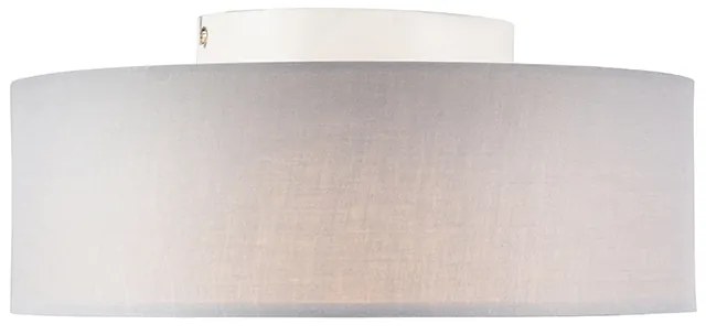 Plafoniera gri 30 cm cu LED inclus - Drum LED