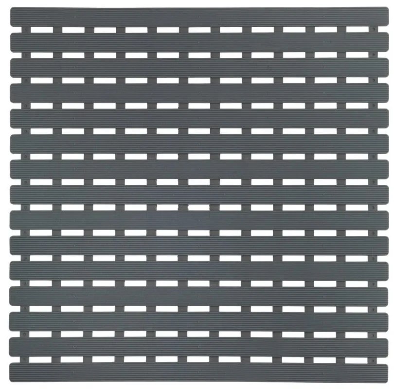 Covoraș pentru cabina de duș Wenko Arinos, 54 x 54 cm, gri închis