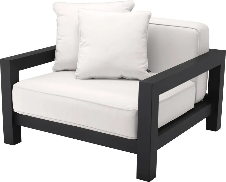 Fotoliu pentru interior si exterior Cap-Antibes, negru 115005 HZ