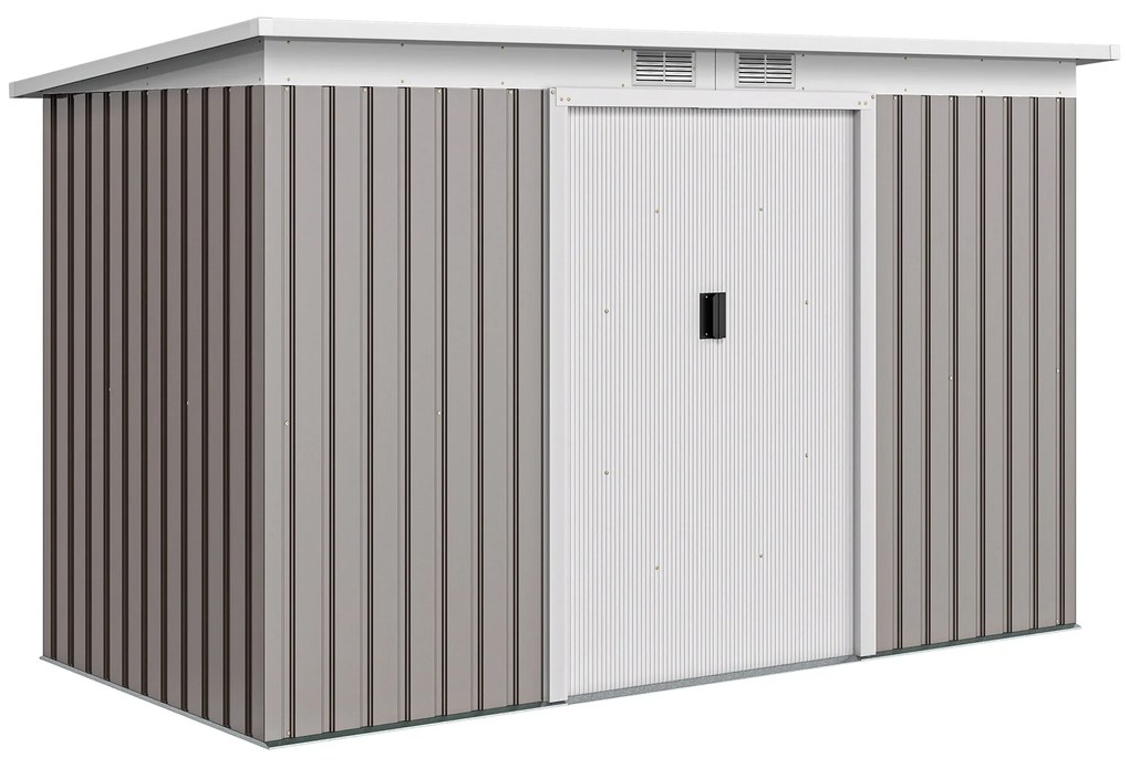 Outsunny Casuta pentru unelte de gradina, 277x130x173cm, verde | Aosom Romania