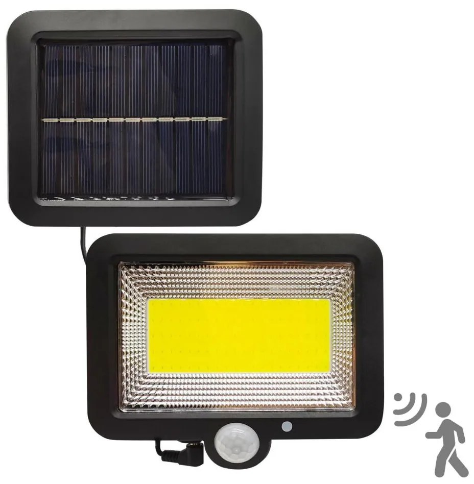 Proiector solar LED cu senzor DUO LED/1W/3,7V 1200 mAh IP44