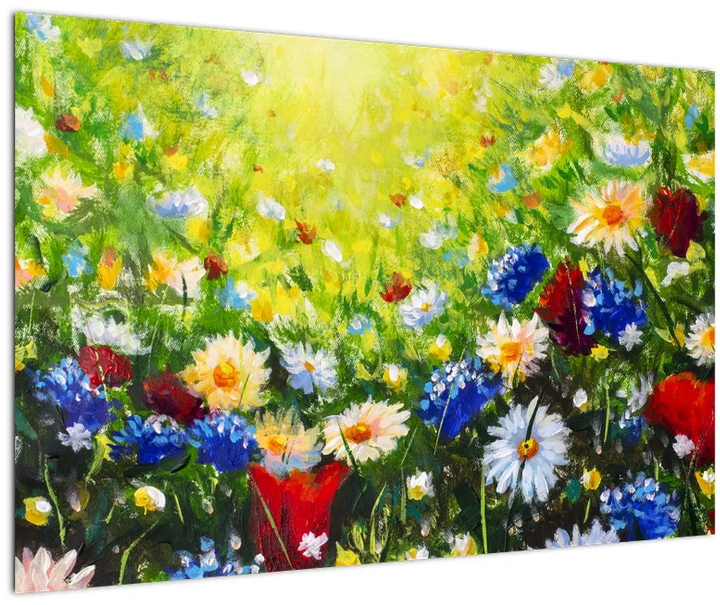 Tablou - Flori sălbatice (90x60 cm)