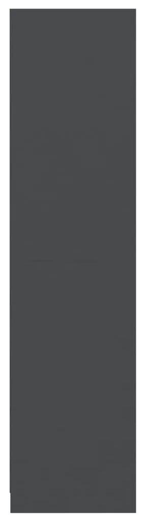 Sifonier cu sertare, gri, 50x50x200 cm, PAL Gri, 1