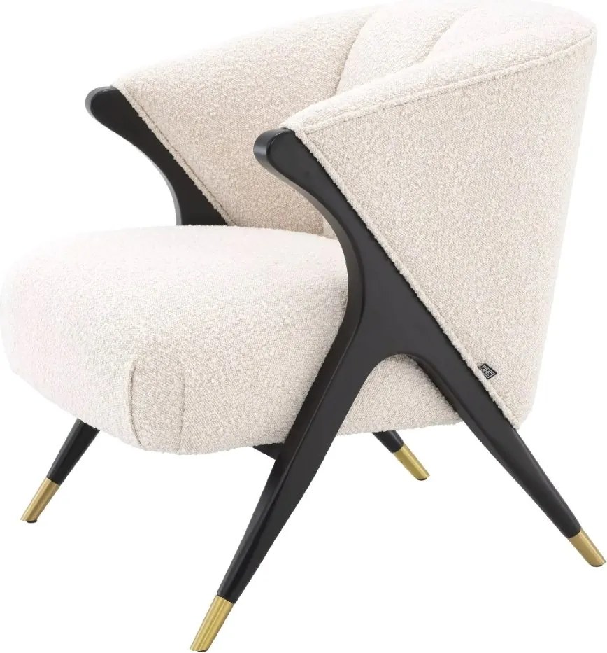 Scaun LUX design modern Pavone boucle cream
