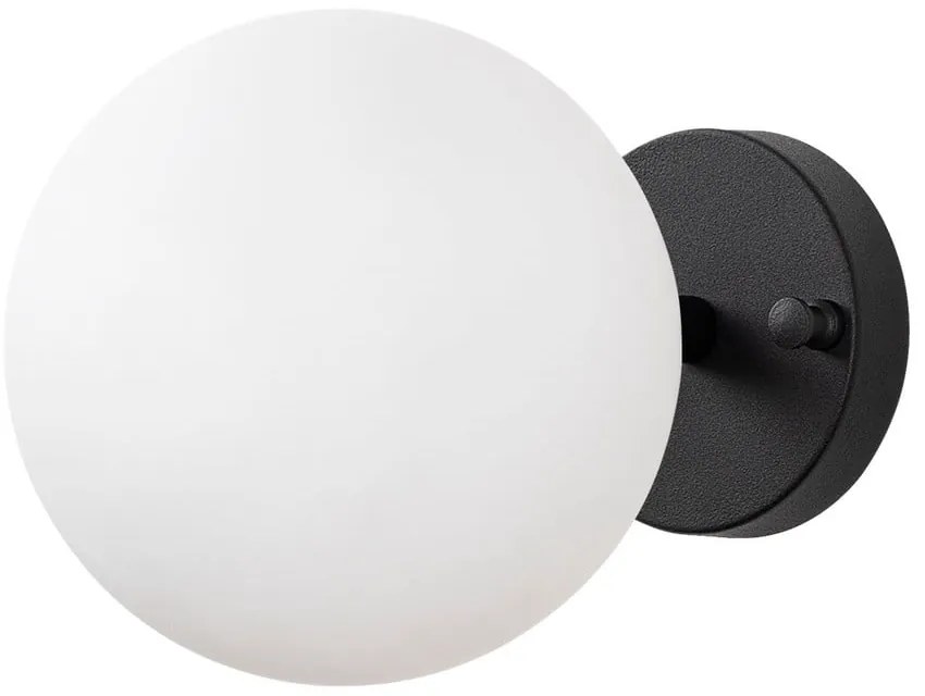 Aplică de perete alb-negru ø 15 cm Atmaca – Opviq lights