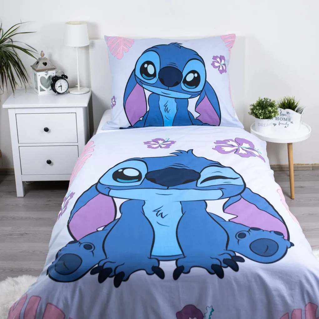 Disney Lilo și Stitch Cute lenjerie de pat 140×200cm, 70×90 cm