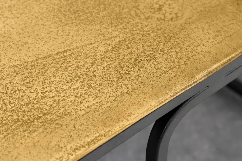 Set de 2 masute de cafea Abstract auriu/ argintiu A-43515 VC