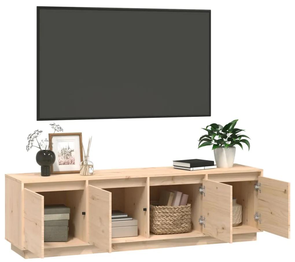 Comoda TV, 156x37x45 cm, lemn masiv de pin
