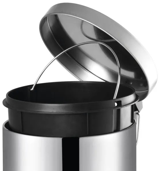 Coș de gunoi Aqualine SIMPLE LINE 20 l oțel inoxidabil lustruit