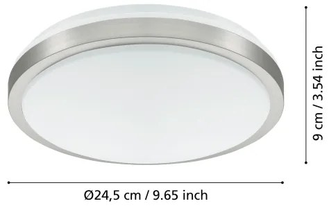 Eglo 96032 - LED Plafoniera COMPETA 1 LED/18W/230V