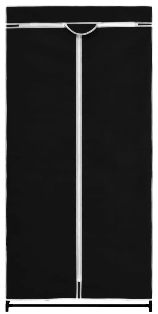 Sifoniere, 2 buc., negru, 75 x 50 x 160 cm Negru, 2