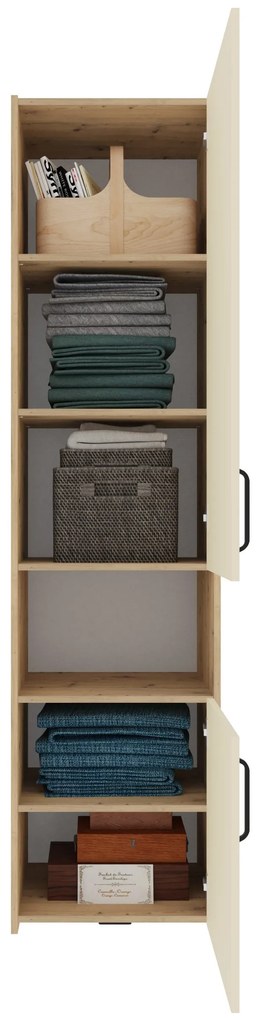 Set dormitor Malmo V15, Pat 200 x 160 cm, Stejar Artisan/Argila