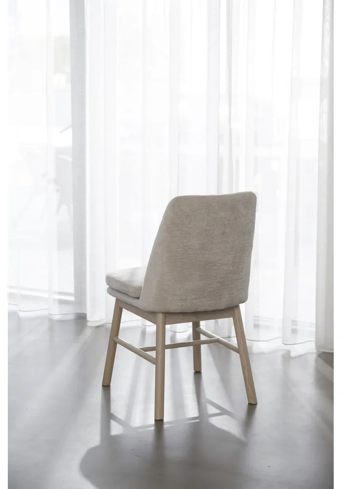 Scaune de dining bej 2 buc. Amesbury – Rowico