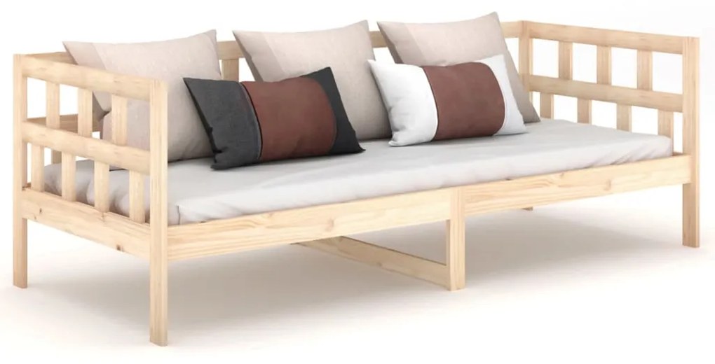 832683 vidaXL Pat de zi, 90x190 cm, lemn masiv de pin