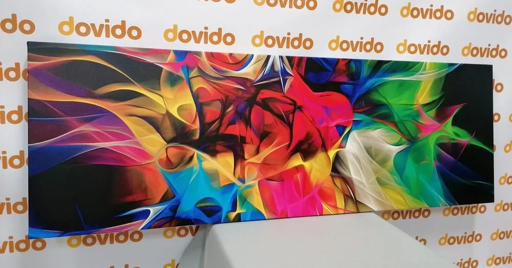 Tablou haosului colorat abstract