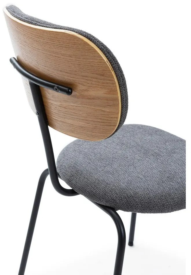 Scaune de dining negre 4 buc. Dash – Marckeric