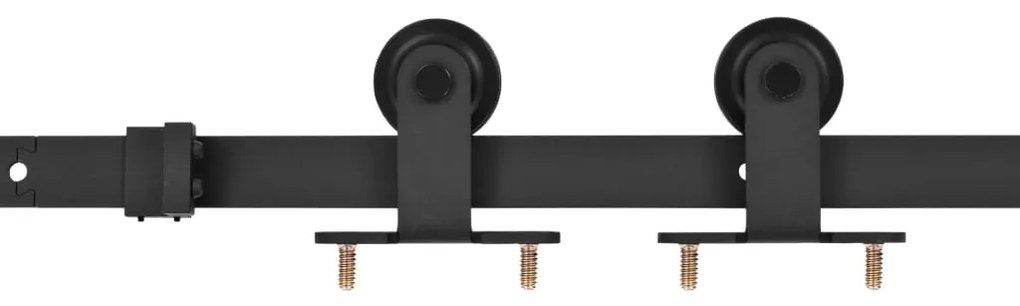 Usa glisanta cu set feronerie, 76x205 cm, sticla ESG aluminiu 1, 76 x 205 cm, 3 bare orizontale