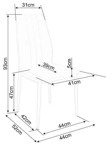 Scaun de bucaterie Atom Velvet, bej