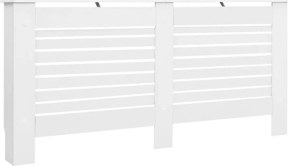 vidaXL Mască pentru calorifer, MDF, 172x19x81,5 cm, alb