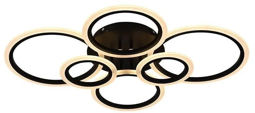 Lustră LED dimabilă aplicată LED/85W/230V 3000-6500K + telecomandă