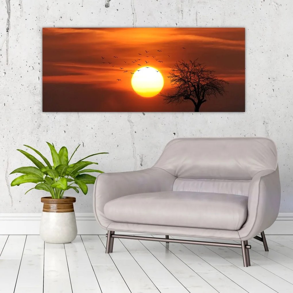 Tablou - Apus de soare (120x50 cm)