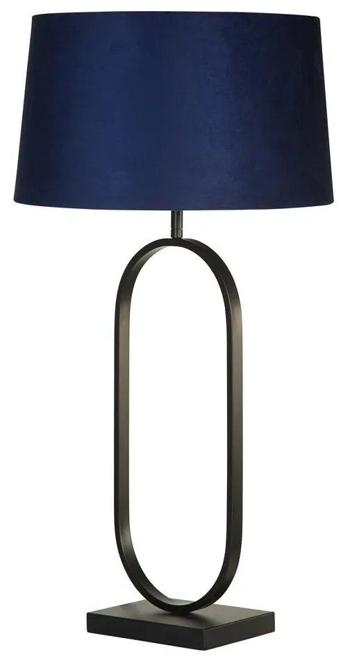 Veioza/Lampa de masa decorativa Modish negru/navy