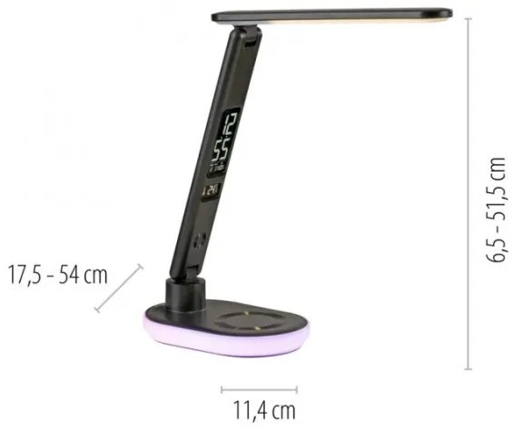 JUST LIGHT. 11018-18 - LED RGBW Lampă de masă dimabilă TINA LED/4W/230V