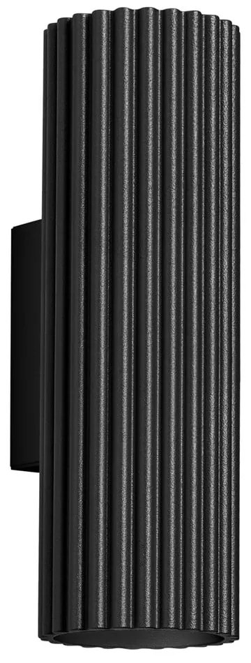 Aplică de perete neagră Gleam – Sollux