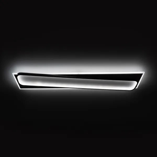 Brilagi - plafonieră LED dimabilă OUTLINE LED/90W/230V 18x100 cm alb/negru +telecomandă