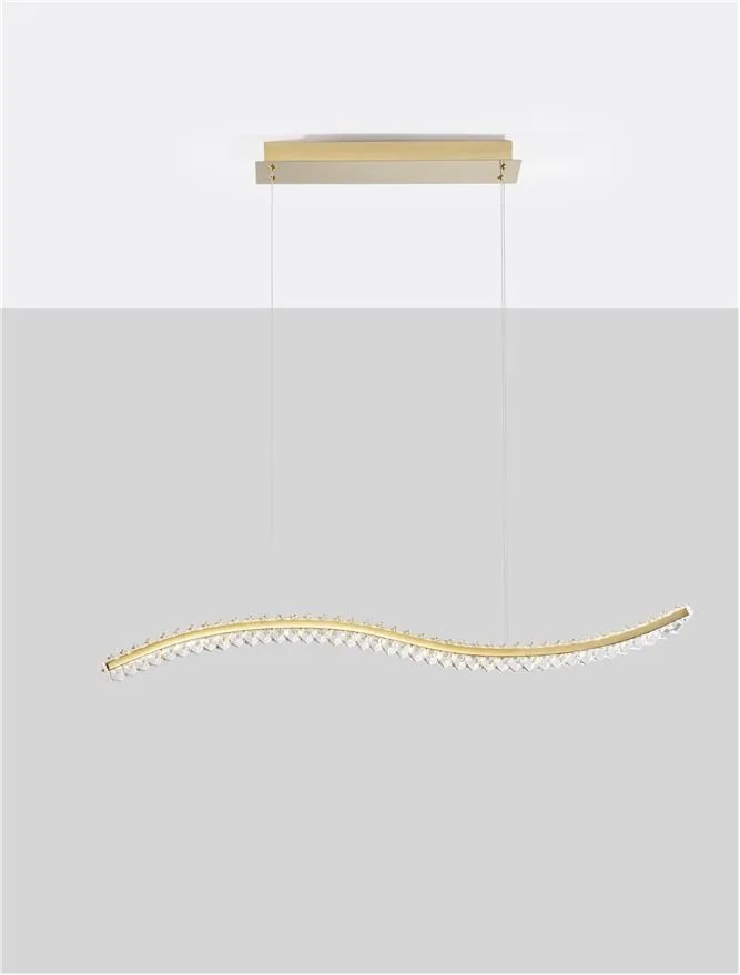 Lustra LED suspendata cristal design elegant AURELIA 40W