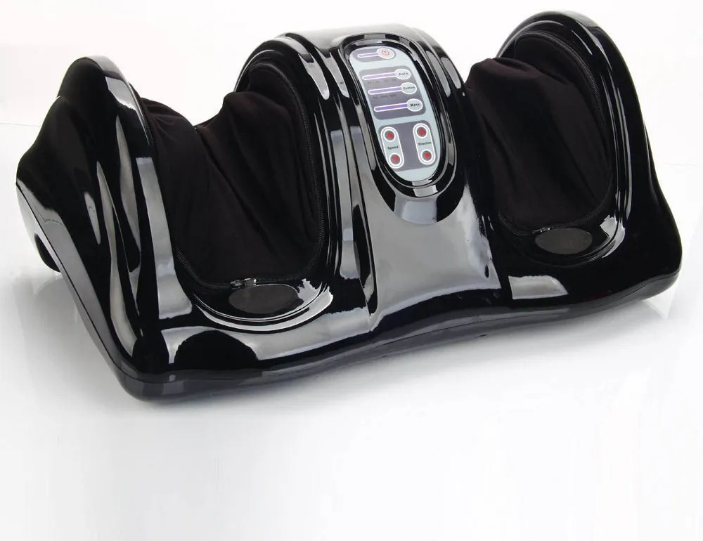 Aparat de masaj Serenity pentru picioare-negru lucios