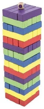 Turnul de jocuri din lemn 60 de piese joc de masă puzzle