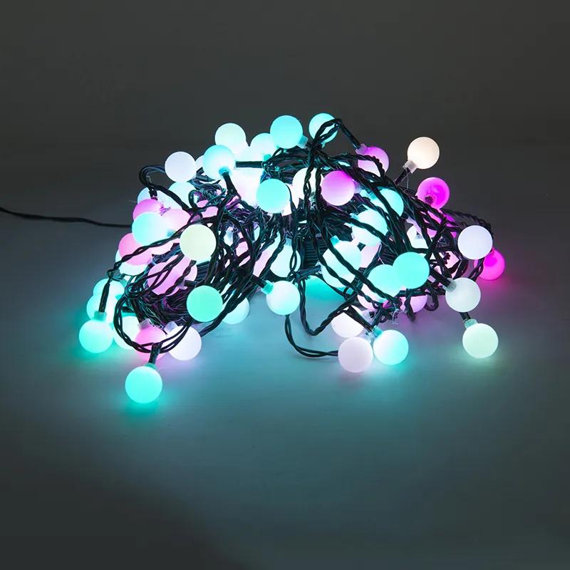 Iluminat colorat de petrecere mini 100 LED-uri la 10 metri