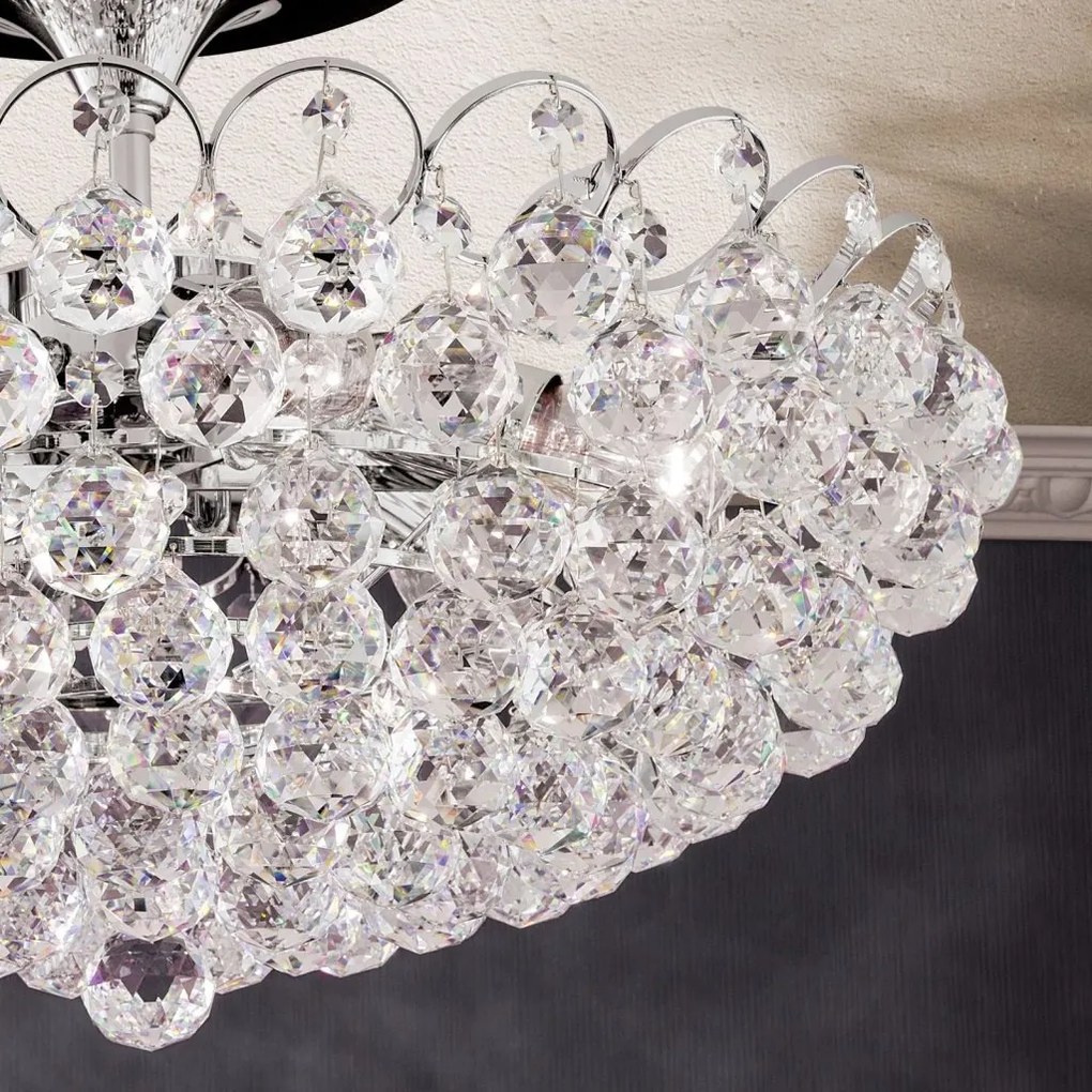 Lustra cristal Asfour, KRISTALL KLASSISCH auriu 55cm