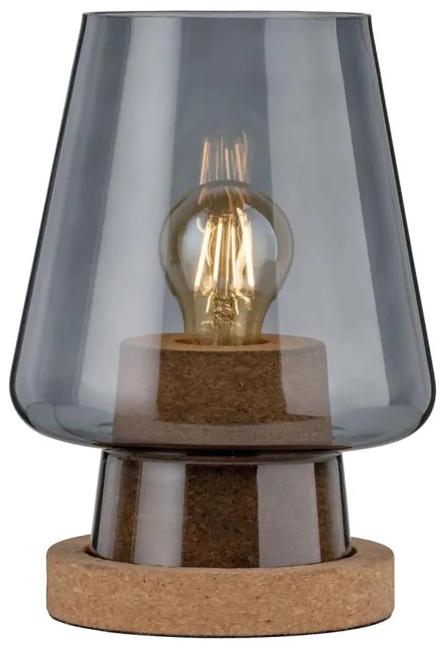 Lampă de masă Paulmann IBEN 79736 - 1xE27/20W, 230V, fumurie