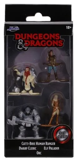 DUNGEONS DRAGONS SET 4 NANOFIGURINE 4CM