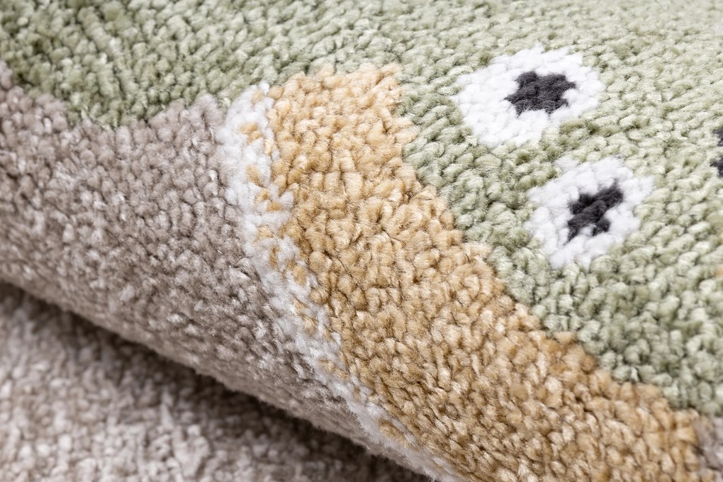 Covor FUN Dino pentru copii, Dinoszauruszok bej - SECUNDAR-COTATI PRODUSUL