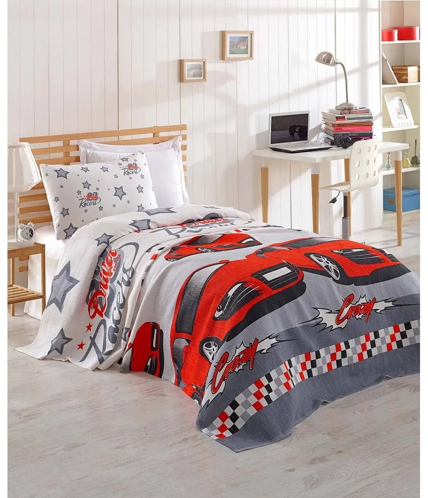 Cuvertură din bumbac Cars, 160 x 235 cm