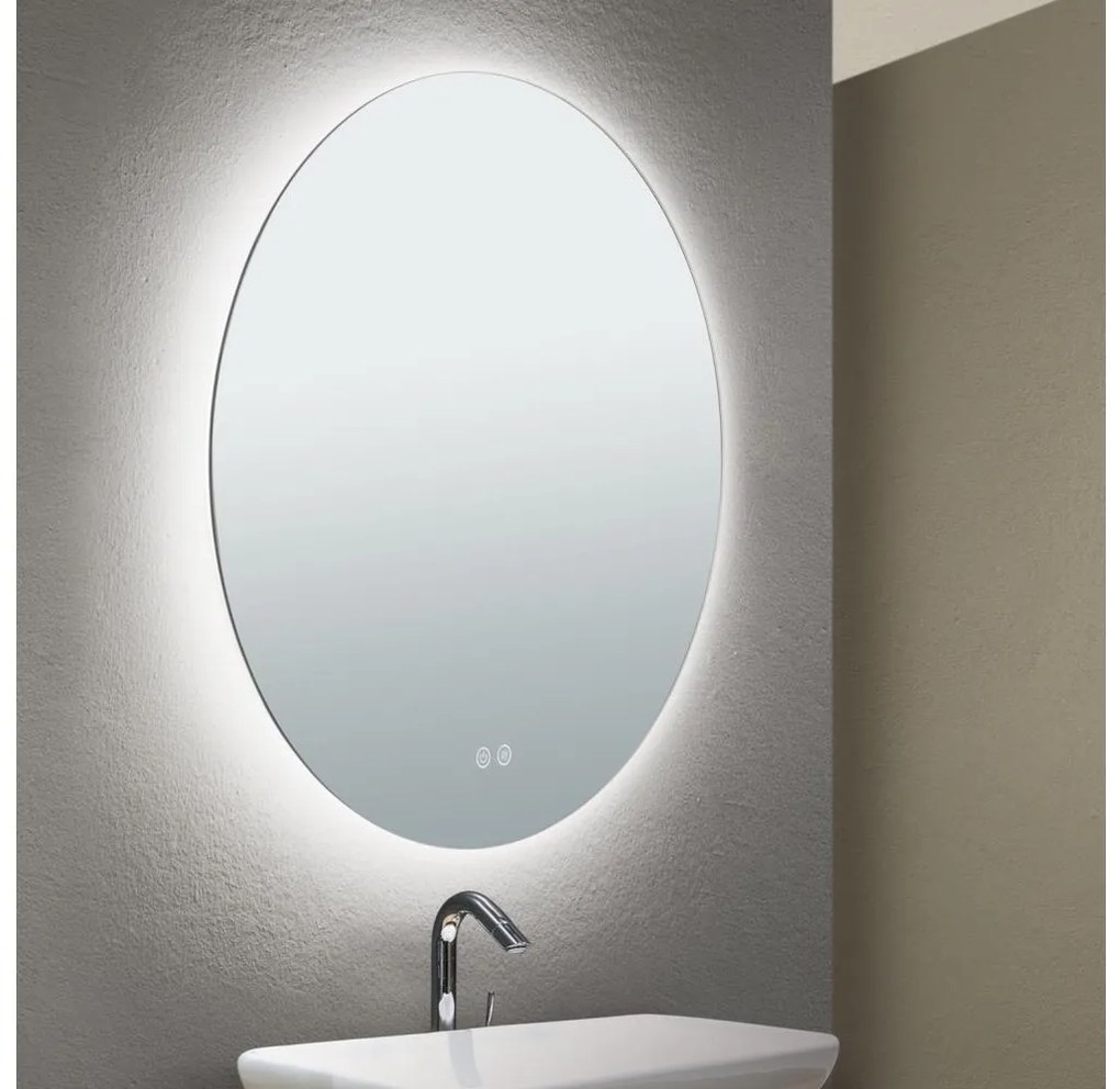 Orion 13-398/60 - Oglindă LED FOCUS, iluminare 25W, pr. 60 cm, IP44