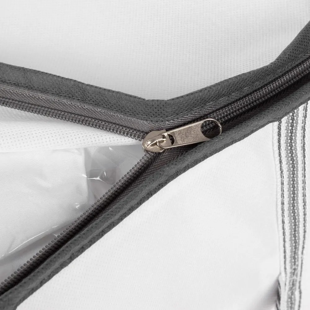 Cutii de depozitare pentru haine 2 buc. din material textil cu vacuum/cu pereți întăriți 65x45x27 cm Life – Compactor