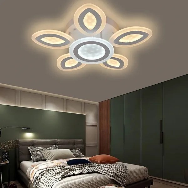 Lustră LED dimabilă aplicată LED/95W/230V 3000-6500K + telecomandă