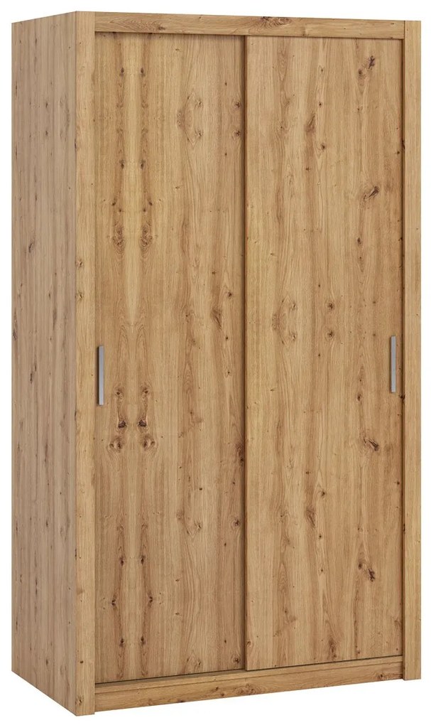 Dulap de haine cu uși culisante Klary SZ120 KE04 (Alb) . 1105733