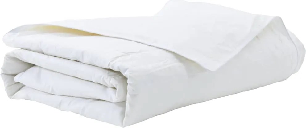 vidaXL Pilotă de vară Alb 135 x 220 cm Pene