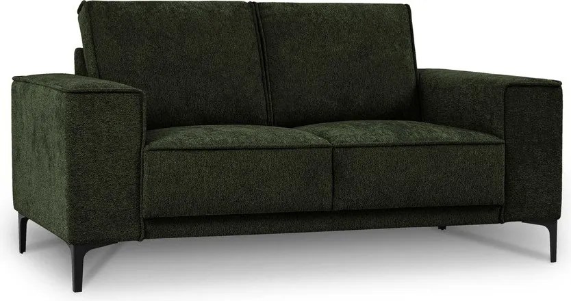 Canapea verde cu tapițerie din chenille 164 cm Copenhagen – Scandic