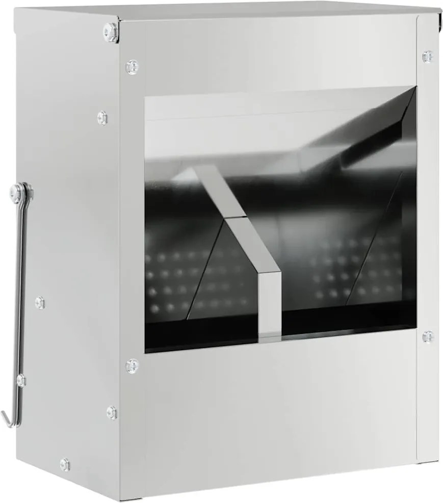 vidaXL Urmărire pentru iepuri Argintiu 20 x 12,5 x 25 cm