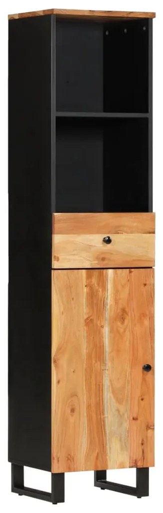 351999 vidaXL Dulap de baie, 38x33x160 cm, lemn masiv de acacia