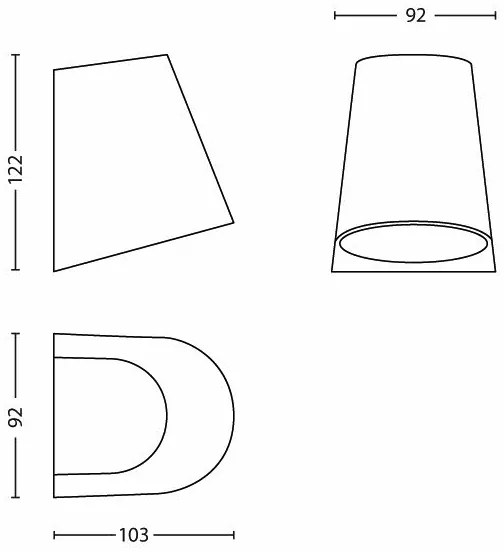 Philips 17287/47/16 - Lampă LED de exterior MYGARDEN VIRGA LED/3W/230V IP44