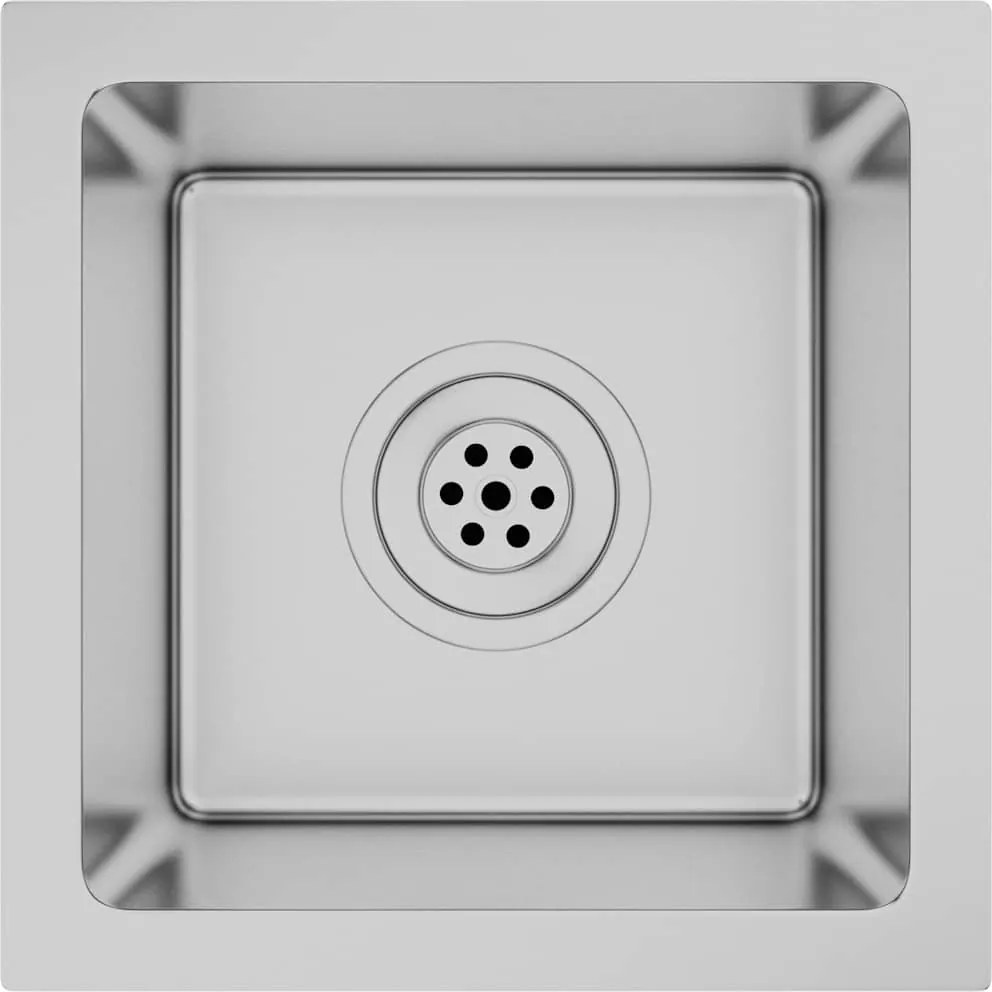 vidaXL Chiuvetă de bucătărie lucrată manual, oțel inoxidabil