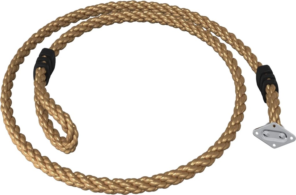 vidaXL Frânghie de Escaladă Maro Ø25 x 305 mm Nailon