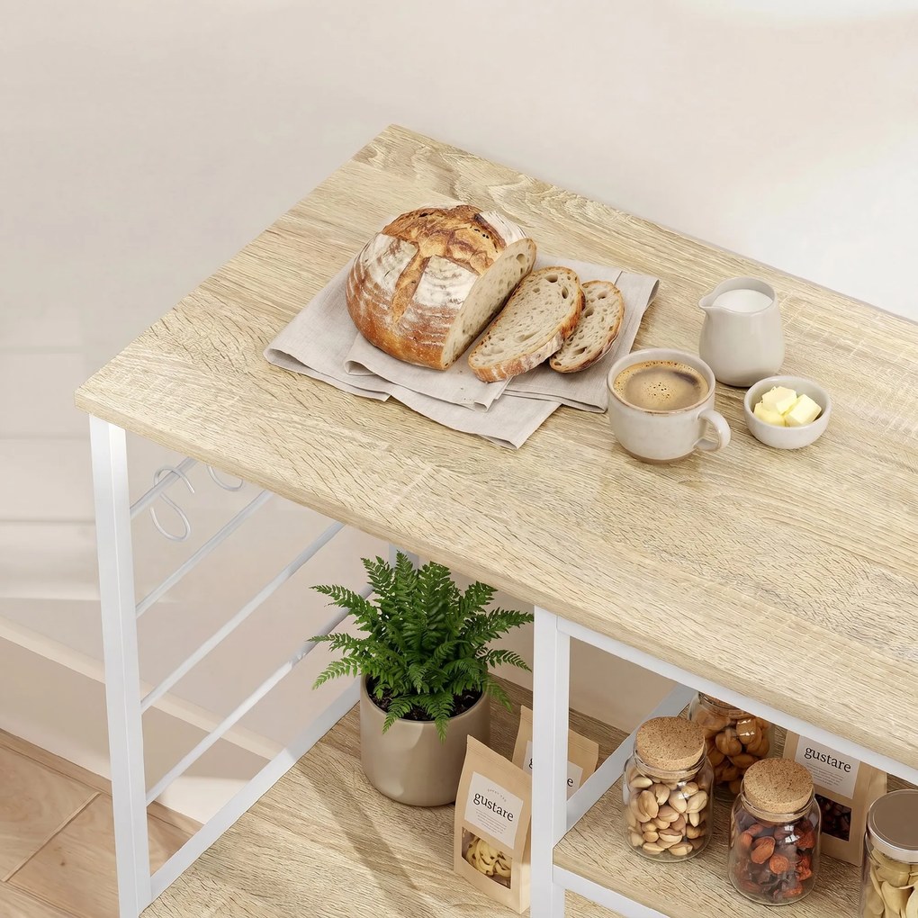 HOMCOM stație de cafea multifuncțională pentru depozitare | Aosom Romania